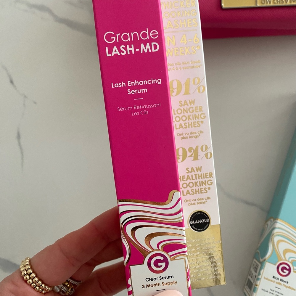 Grande Lash Enhancing Serum and mascara plus pouch.  Brand new.  Giftable!